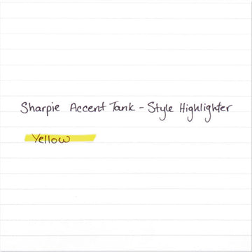 Sharpie® Tank Style Highlighters, Yellow Ink, Chisel Tip, Yellow Barrel, Dozen freeshipping - TVN Wholesale